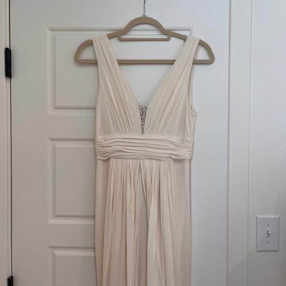 BCBC MaxAzria, Small Cream Greek Goddess Gown - Picture 2 of 9